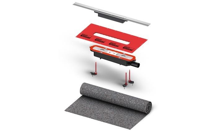 Tece Drainprofile syfon odpływowy niski 65 mm DN 40 odpływ boczny 673001