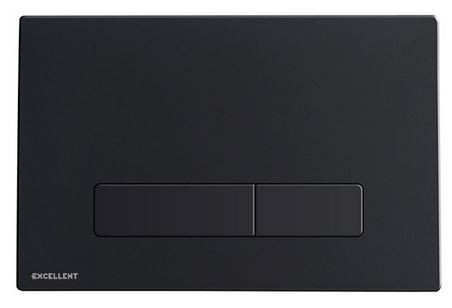 Excellent Aurro przycisk do stelaża wc czarny soft INEX.AU230.150.SOFT.BL