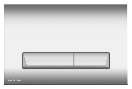 Excellent Plato przycisk do stelaża wc chrom INEX.PL230.150.CR