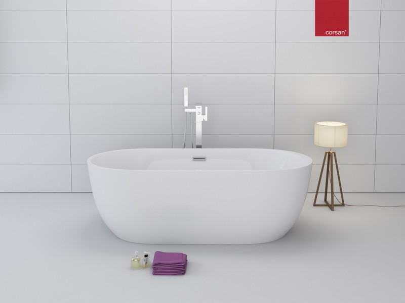 Corsan Reno wanna wolnostojąca akrylowa 170 x 80 biała E-042XL