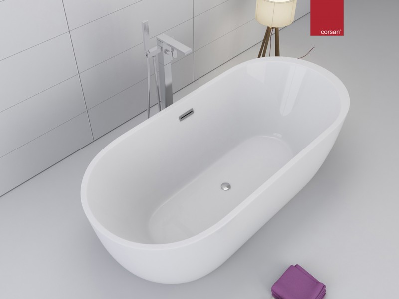 Corsan Reno wanna wolnostojąca akrylowa 170 x 80 biała E-042XL