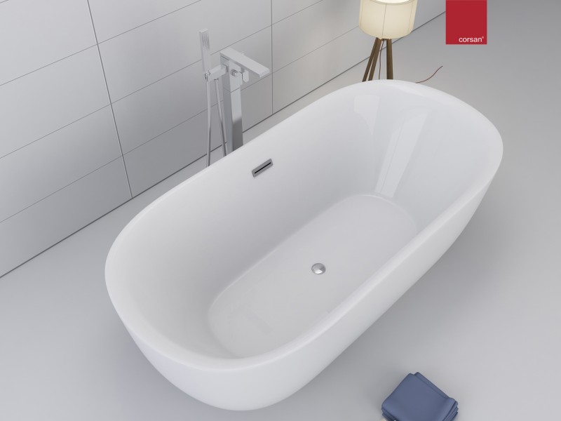 Corsan Olvena wanna wolnostojąca akrylowa 170x80 biała E-041XL