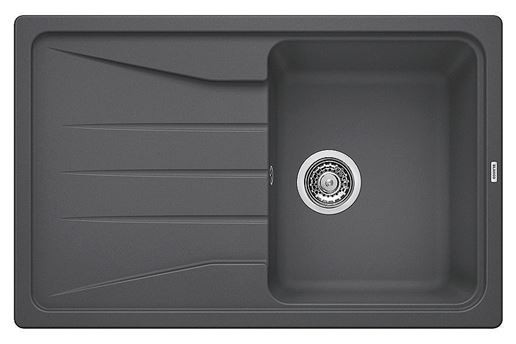 Blanco Sona 45 S Silgranit PuraDur II zlewozmywak granitowy 1 komora z ociekaczem kolor szarość skały 519663