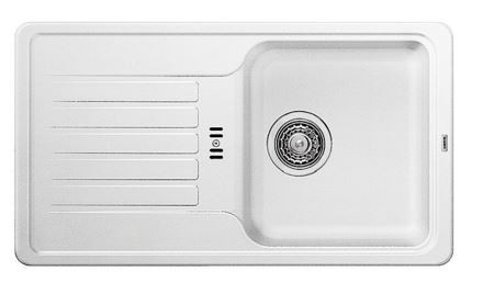 Blanco Legra 45 S Silgranit PuraDur II zlewozmywak granitowy 1 komora z ociekaczem kolor biały 522203