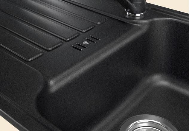 Blanco Legra 45 S Silgranit PuraDur II zlewozmywak granitowy 1 komora z ociekaczem kolor kawowy 522206