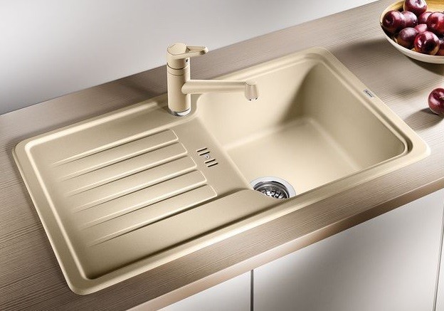 Blanco Legra 45 S Silgranit PuraDur II zlewozmywak granitowy 1 komora z ociekaczem kolor biały 522203