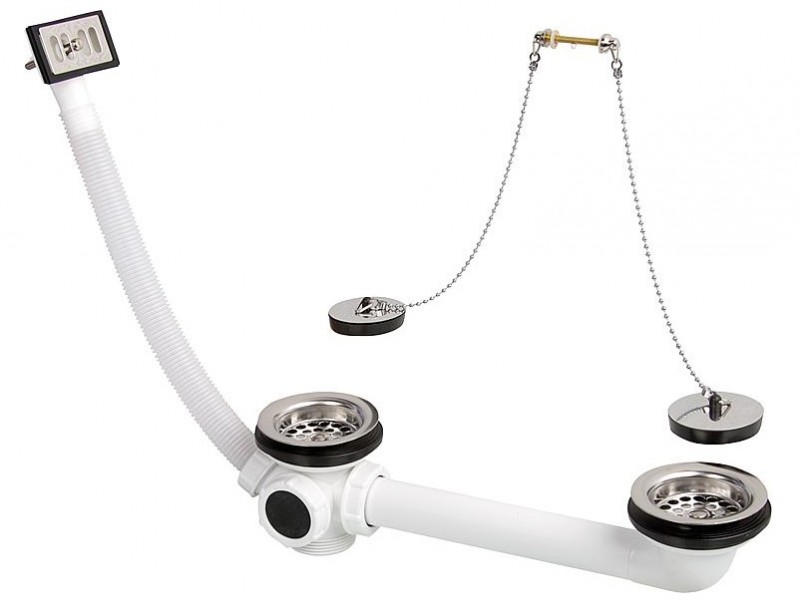 Villeroy&Boch zestaw odpływowy do zlewozmywaka chrom 94290061