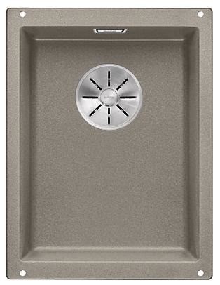 Blanco Subline 320-U Silgranit PuraDur II zlewozmywak granitowy z korkiem InFino komora podwieszana tartufo 523414