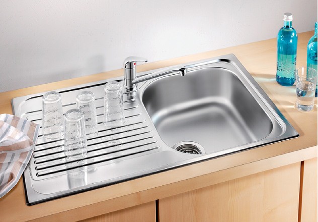 Blanco Tipo 45 S Compact zlewozmywak 1 komora z ociekaczem stal szlachetna matowa 513441