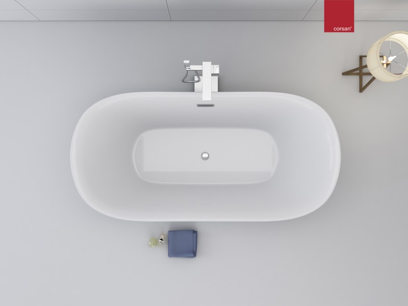 Corsan Olvena wanna wolnostojąca akrylowa 170x80 biała E-041XL