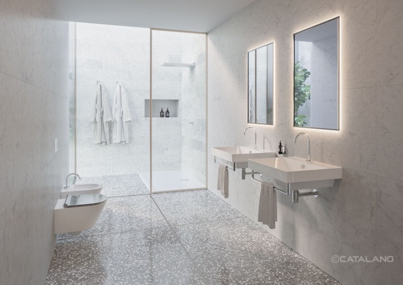 Catalano New Zero 60 umywalka 60x50 biały Cataglaze 60ZP (160ZP00)