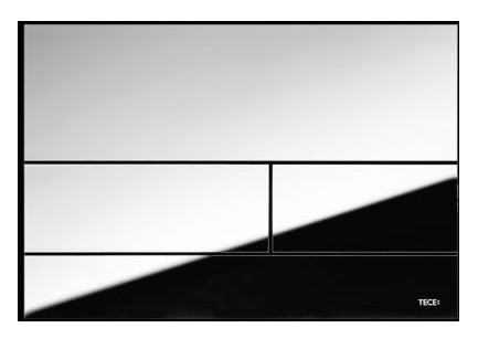 Tece Square II przycisk spłukujący metalowy do stelaża WC chrom połysk 9240831