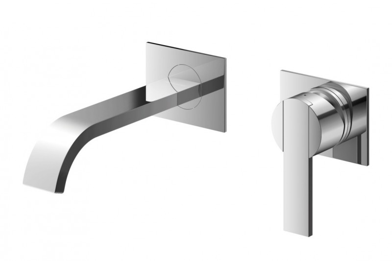 Kohlman Gixs bateria umywalkowa podtynkowa chrom QW180G