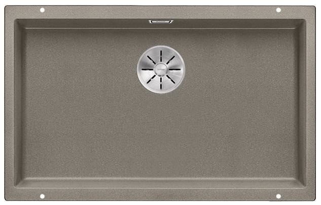 Blanco Subline 700-U Silgranit PuraDur II zlewozmywak granitowy z korkiem InFino komora podwieszana kolor tartufo 523449