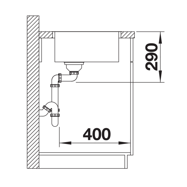 Blanco Andano 450-IF zlewozmywak komora wpuszczana stal szlachetna gładka 522961