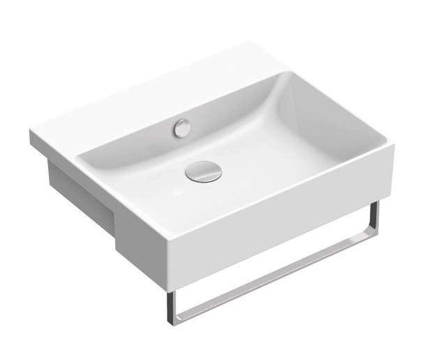 Catalano New Zero 55 umywalka póblatowa 55x47 biały Cataglaze 1LS55ZP00