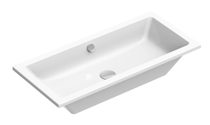 Catalano New Zero 80 umywalka podblatowa / wpuszczana w blat 80x37 biały Cataglaze 18037ZE00