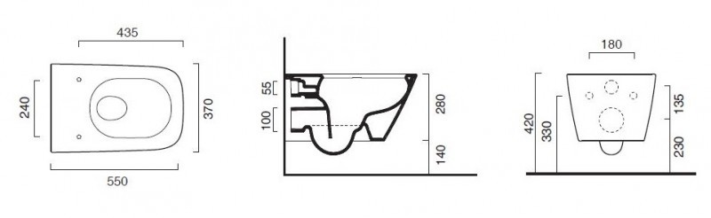 Catalano Green deska sedesowa wolnopadająca biały 5GR55STP00