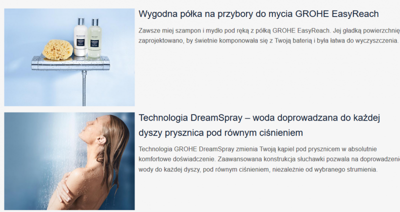 Grohe Euphoria System SmartControl 310 Duo Cube zestaw prysznicowy termostatyczny z deszczownicą 31cm chrom 26508000