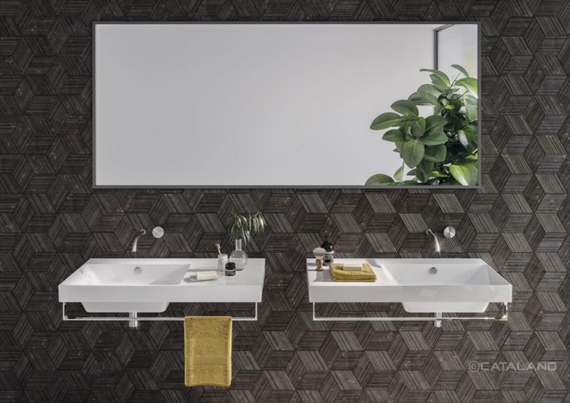 Catalano New Zero 100 R umywalka z blatem ceramicznym po lewej stronie 100x50 biały Cataglaze 110DZEUP00