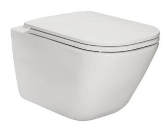 Geberit + Roca Gap RimClean - Zestaw 6w1 - kompletny stelaż + muszla + deska wolnoopadająca slim