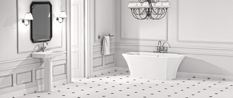 Marmorin La Donna wanna wolnostojąca retro 164,5x87,5 Mineralicast P_W_048_02_1645