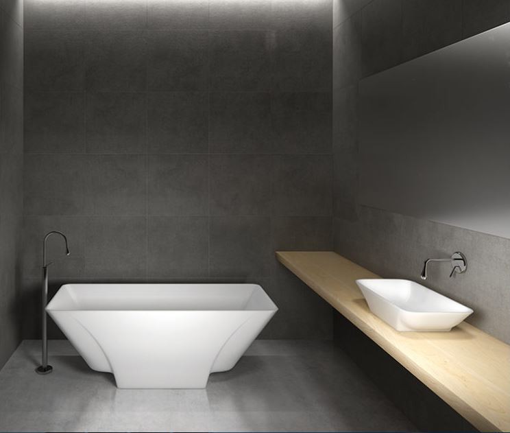 Marmorin Loren wanna wolnostojąca 163x63 Mineralicast P_W_056_02_1627