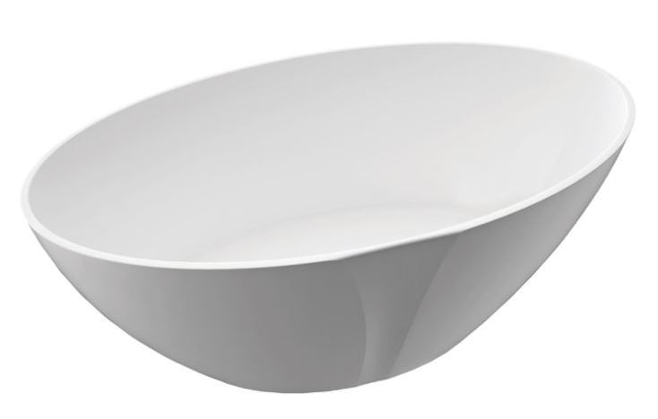 Marmorin Selia wanna wolnostojąca 156x83,5 Mineralicast P_W_075_03_1560