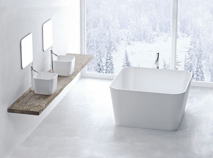 Marmorin Balia wanna wolnostojąca kwadratowa 120x120  590 120 020 010