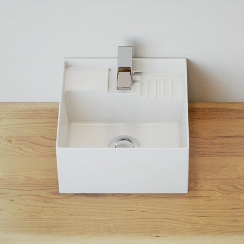 Marmorin Tantinum I umywalka stawiana na blat Mineralicast P_U_532_03_0282