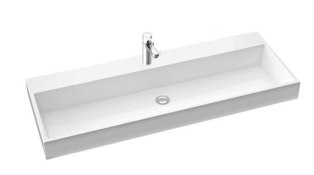 Marmorin Teo 120 umywalka z otworem 120cm Mineralicast 641 120 020 011