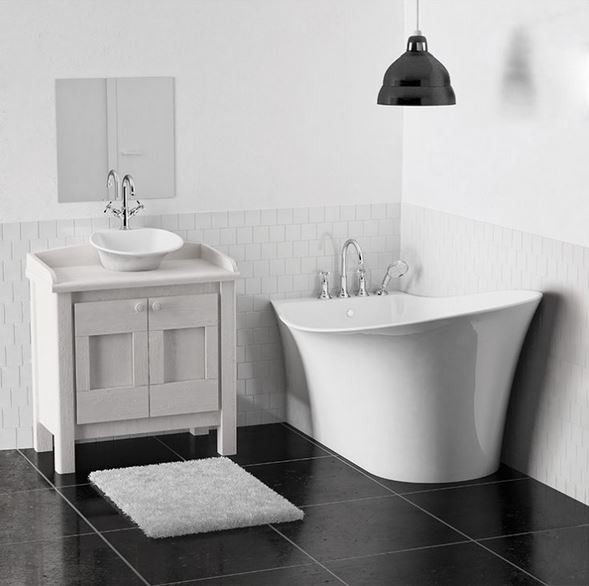 Marmorin Misa umywalka stawiana na blat 42x43,5 cm Mineralicast P_U_057_01_0421