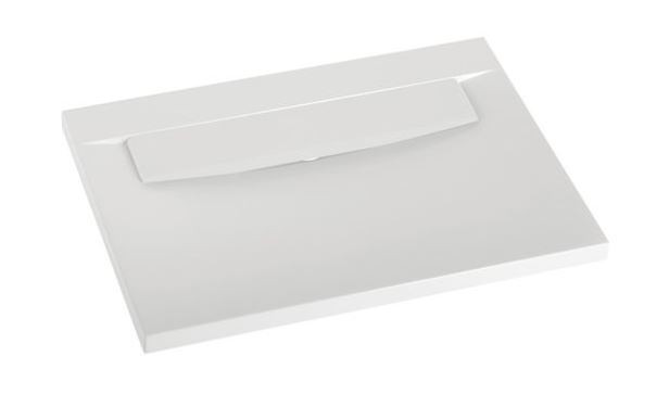 Marmorin Tatoo umywalka z białą płytką 70cm Mineralicast 111 071 020 010