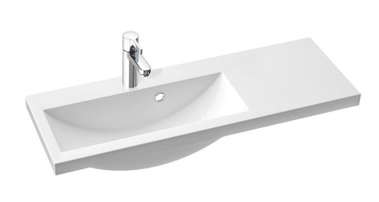 Marmorin Talia 90 umywalka lewa z otworem 90cm Mineralicast 270 090 722 011/L