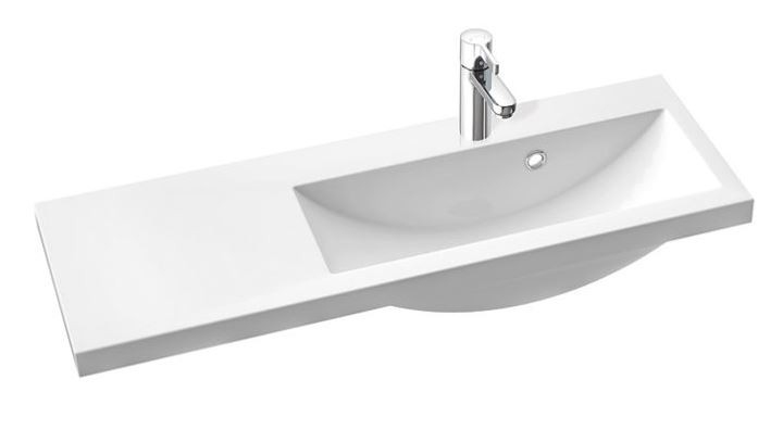 Marmorin Talia 90 umywalka prawa z otworem 90cm Mineralicast 270 090 922 011/P