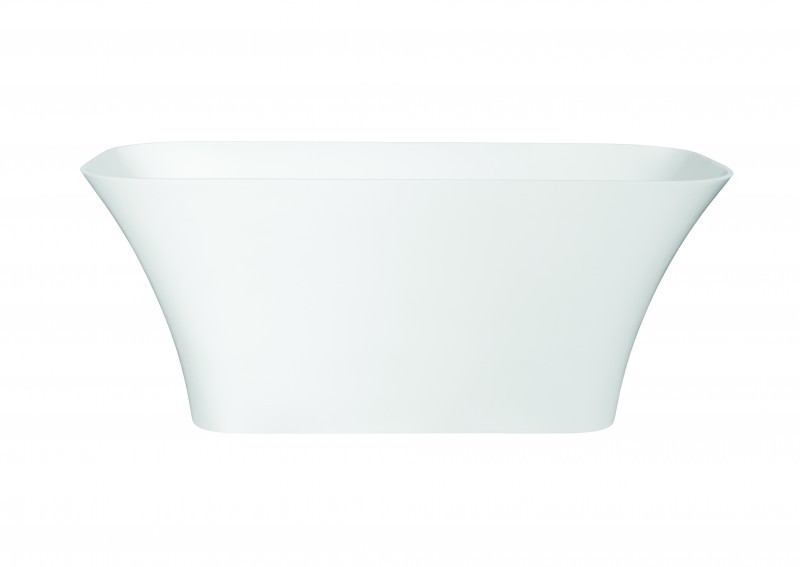 Besco Glam Assos wanna wolnostojąca 160x70 lany marmur Mineral DuraBe IllumeCoat metaliczny grafitowy