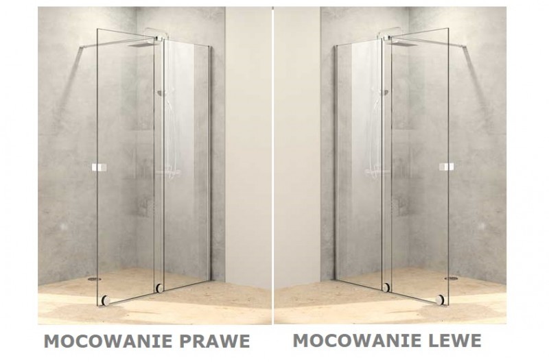 Huppe Xtensa Pure Black Edition drzwi suwane WALK-IN 110-120 cm lewe czarny mat przeźroczyste Anti-Plaque XT0103.123.322