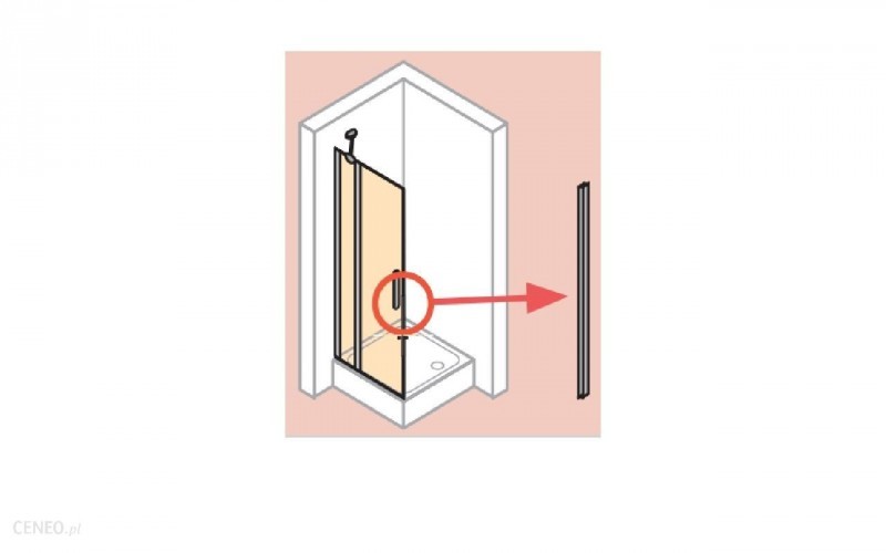 Huppe Xtensa Pure Black Edition zestaw uzupełniający do wnęki czarny XT0401123