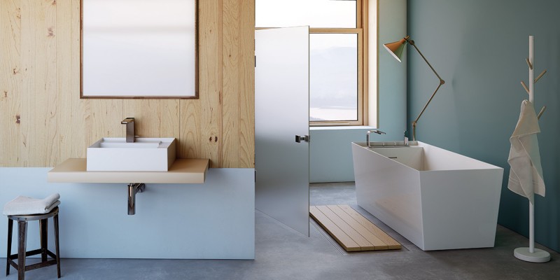 Marmorin Tantinum I umywalka stawiana na blat Mineralicast P_U_532_03_0282