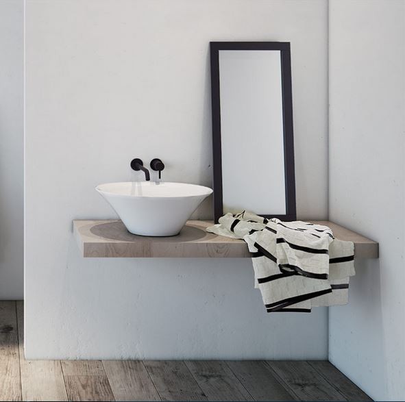 Marmorin Sofi umywalka stawiana na blat Mineralicast P_U_556_01_0413