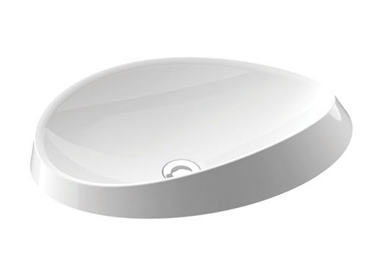 Marmorin Alice III umywalka wpuszczana w blat 60x39 cm Mineralicast P_U_002_03_0600