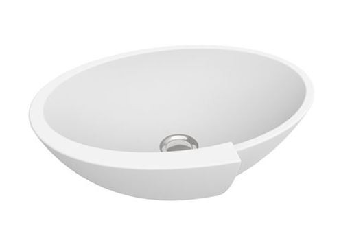 Marmorin Zora umywalka stawiana na blat Mineralicast P_U_531_03_0505