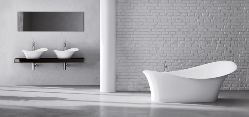 Marmorin Alice wanna wolnostojąca 180x75 Mineralicast P 551 180 020 010