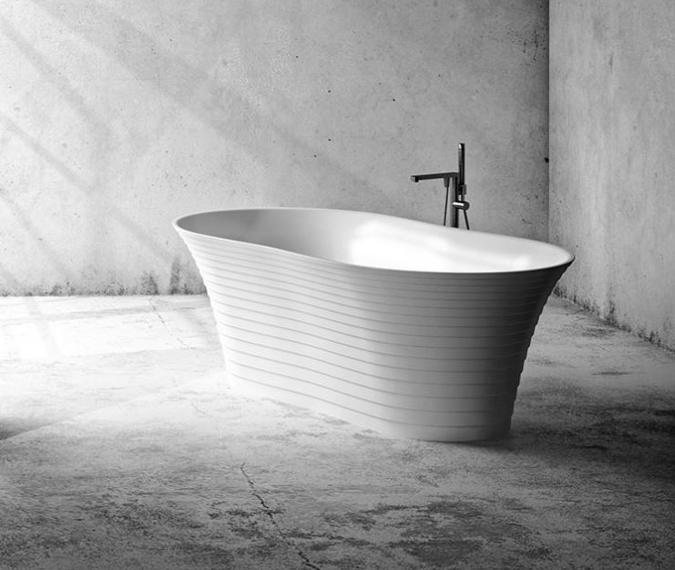 Marmorin Cascada wanna wolnostojąca 153x89 Mineralicast P_W_013_03_1533