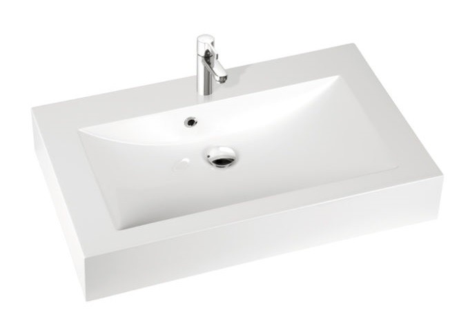 Marmorin Ceto 90 umywalka z otworem 90x55 cm Mineralicast 170 090 022 011