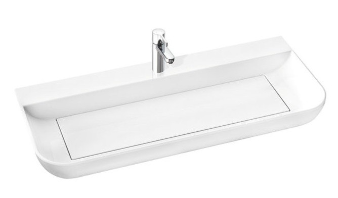 Marmorin Dione umywalka z otworem 70x45 cm Minerlaicast 505 070 020 011