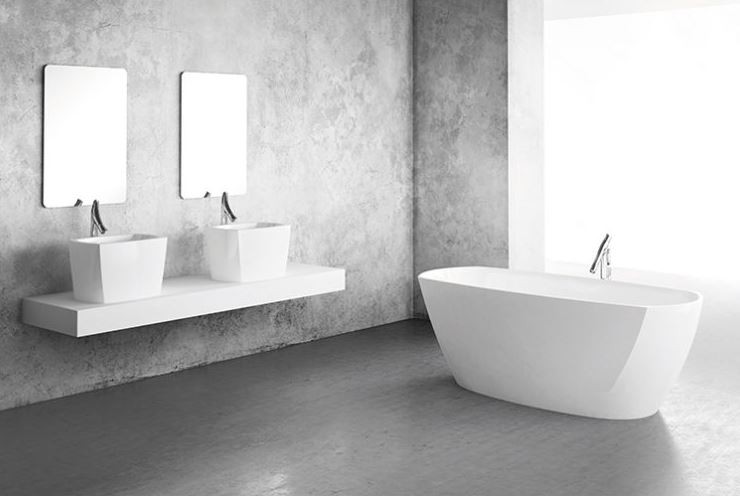 Marmorin Isar wanna wolnostojąca 175x78 Mineralicast 599 170 020 010