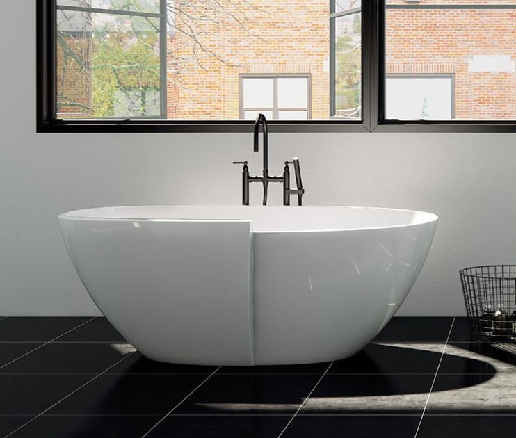 Marmorin Zora wanna wolnostojąca 163x87 Mineralicast P_W_531_01_1628