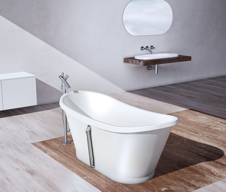 Marmorin Pia wanna wolnostojąca 160x65 Mineralicast P_W_070_05_1607