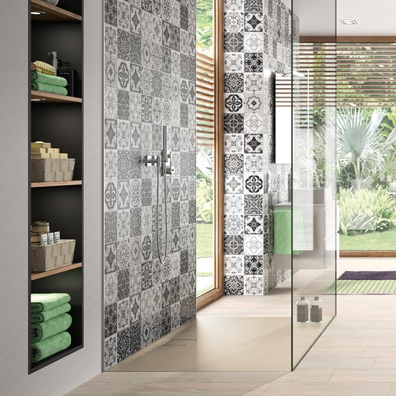 Huppe EasyFlat brodzik prostokątny 140x80 konglomerat beżowy matowy EF0105037